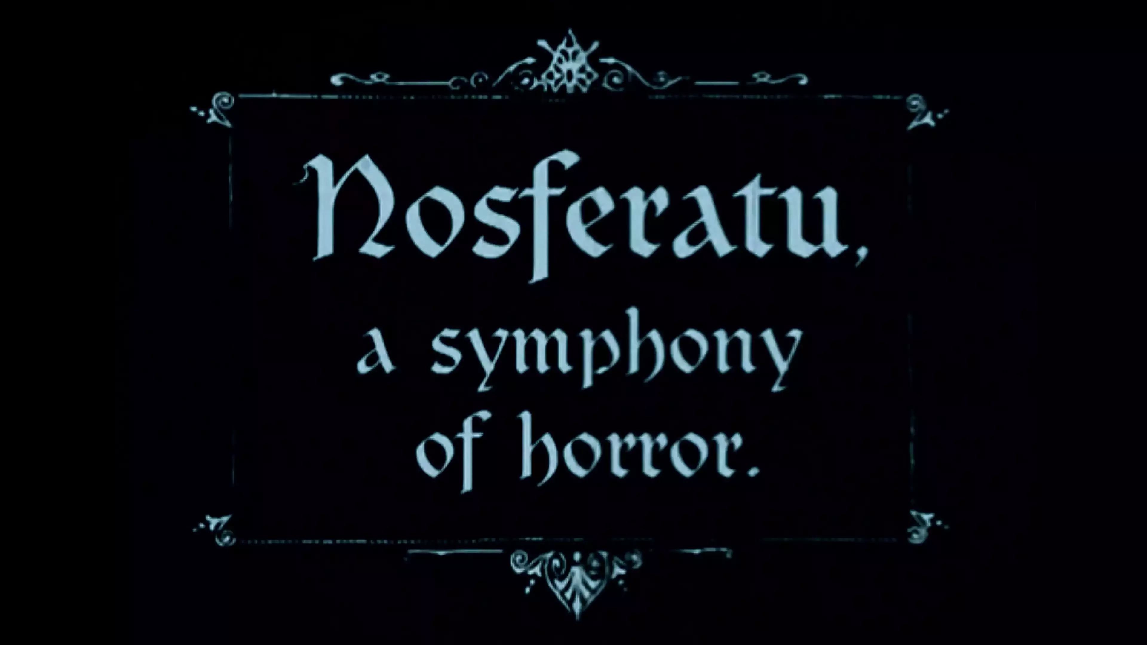 הערפד הראשון של הסרט האילם, "Nosferatu"